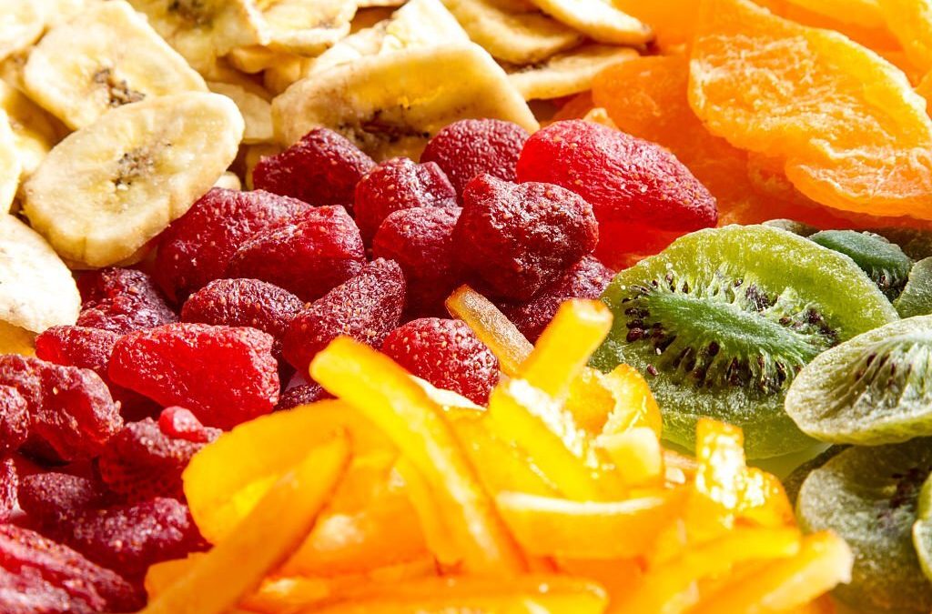 How many calories are dried fruits