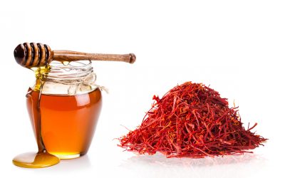 The properties of saffron and honey and their wonderful effects