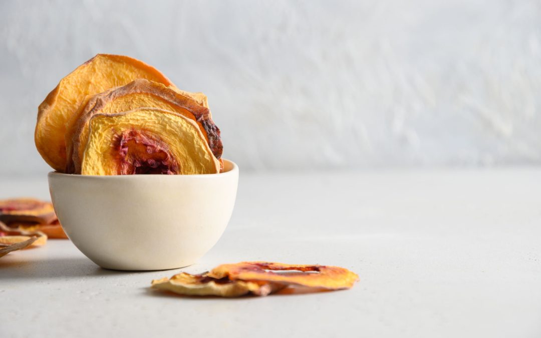 Properties of dried peaches