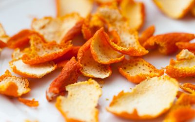 Properties of dried orange peel