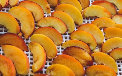 How to dry peaches