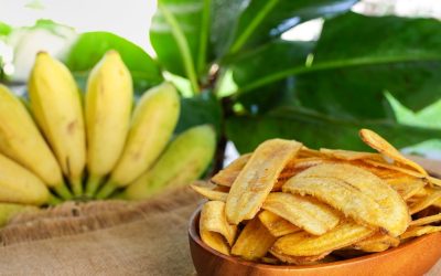 Properties of organic dried bananas to increase beauty and health